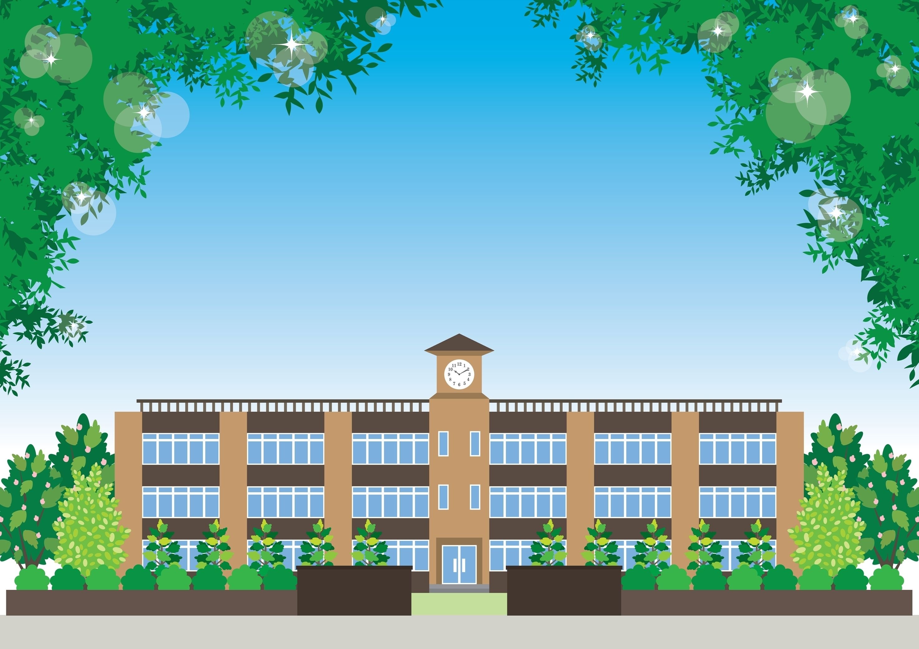 초등학교 교문과 정문 풍경